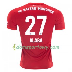 Koszulka Bayern Monachium David Alaba 27 Domowe Koszulki Piłkarskie 2019-2020 Krótki Rękaw